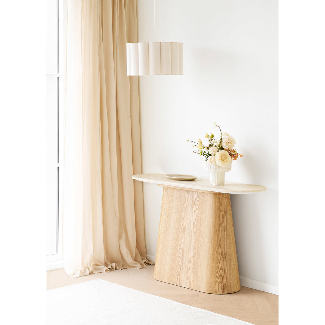 House Nordic Larvik konsolbord i natur och off-white
