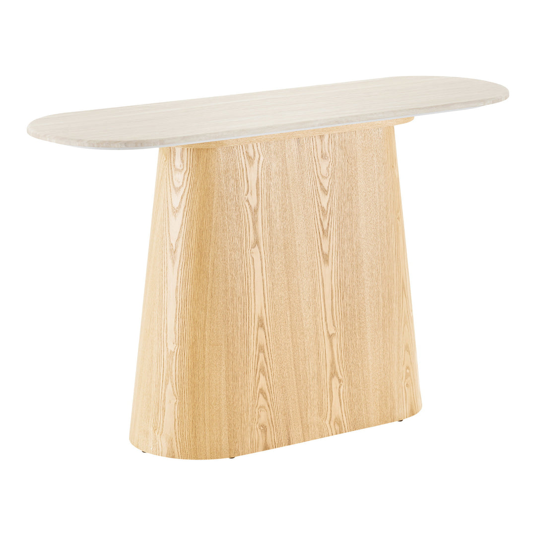 House Nordic Larvik konsolbord i natur och off-white