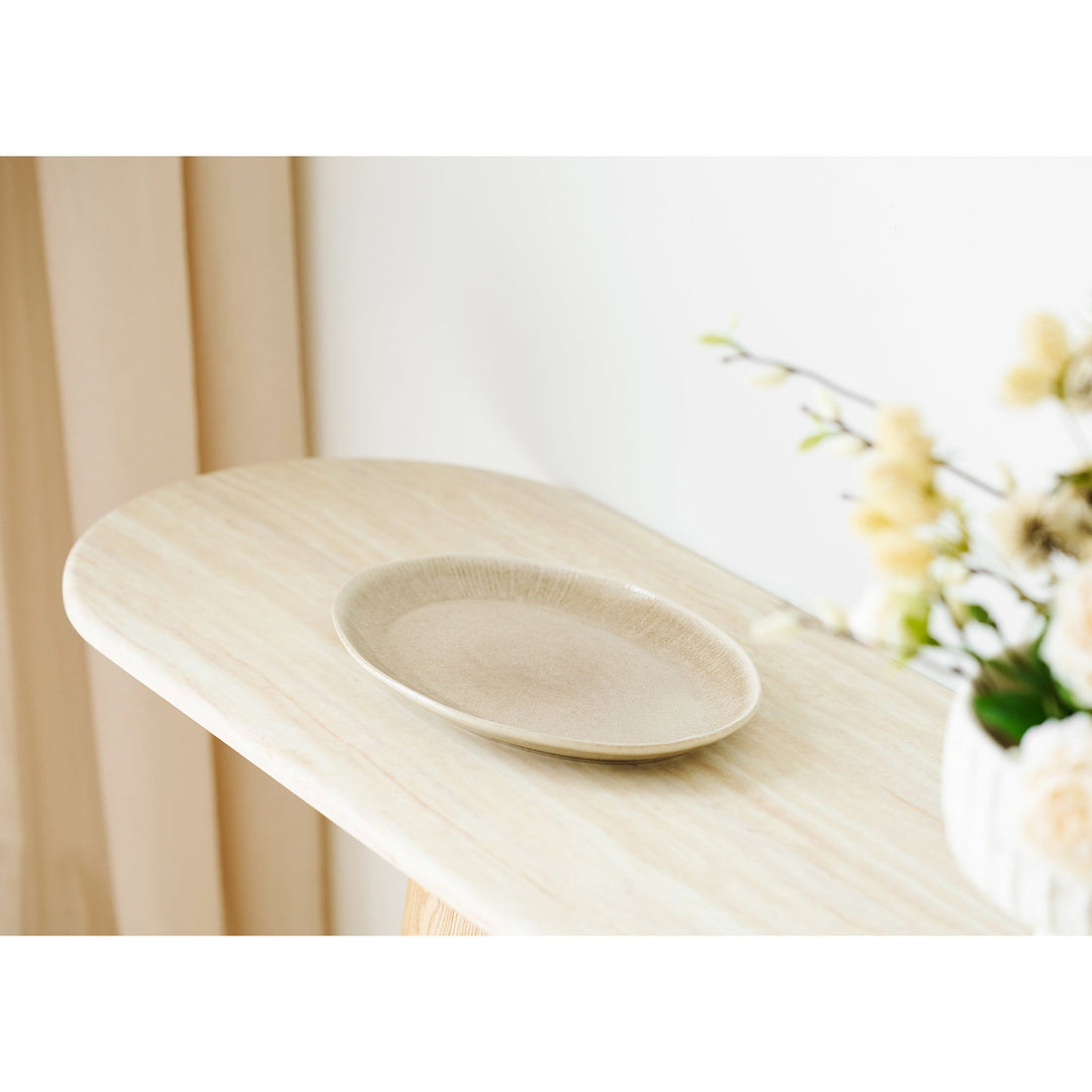 House Nordic Larvik konsolbord i natur och off-white