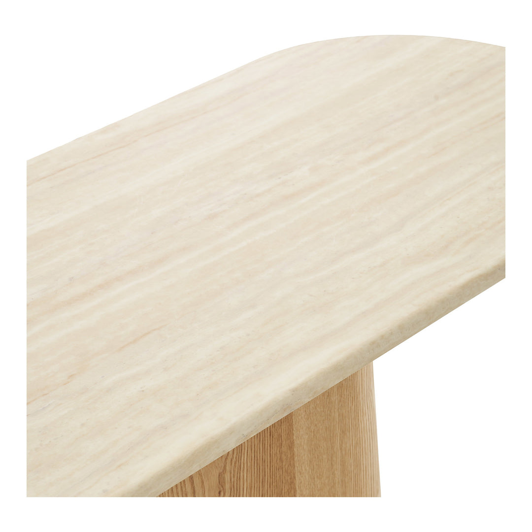 House Nordic Larvik konsolbord i natur och off-white
