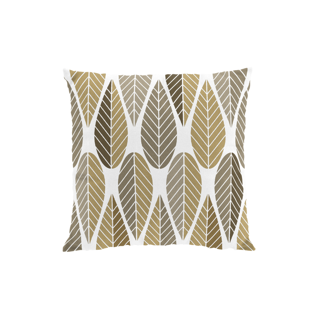 Arvidssons Textil Blader kuddfodral i guld