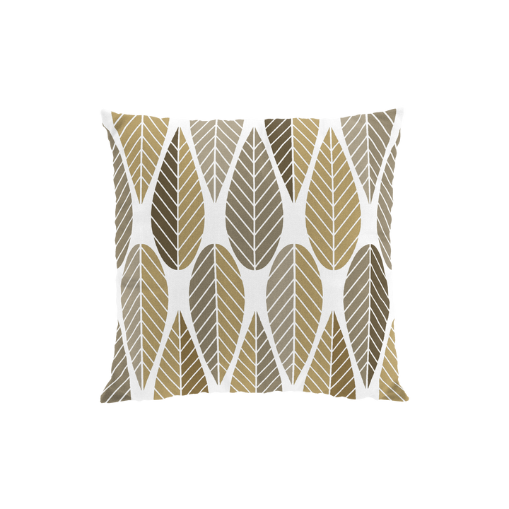 Arvidssons Textil Blader kuddfodral i guld