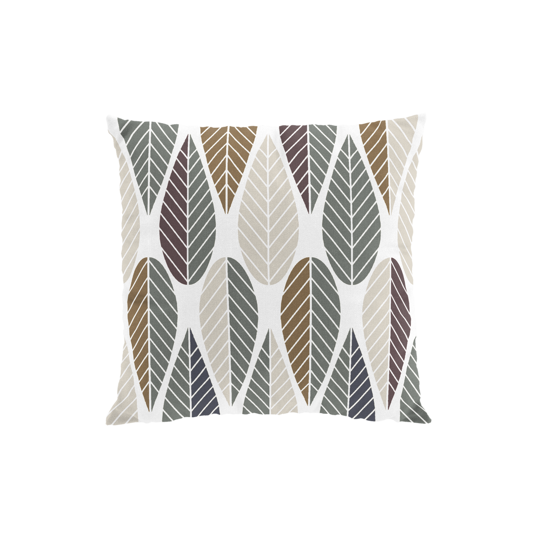 Arvidssons Textil Blader kuddfodral i turkos