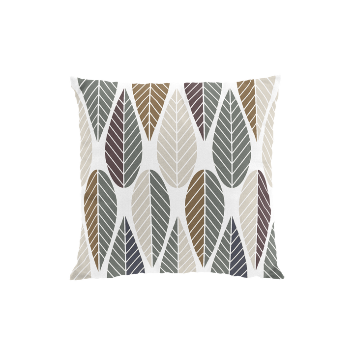Arvidssons Textil Blader kuddfodral i turkos