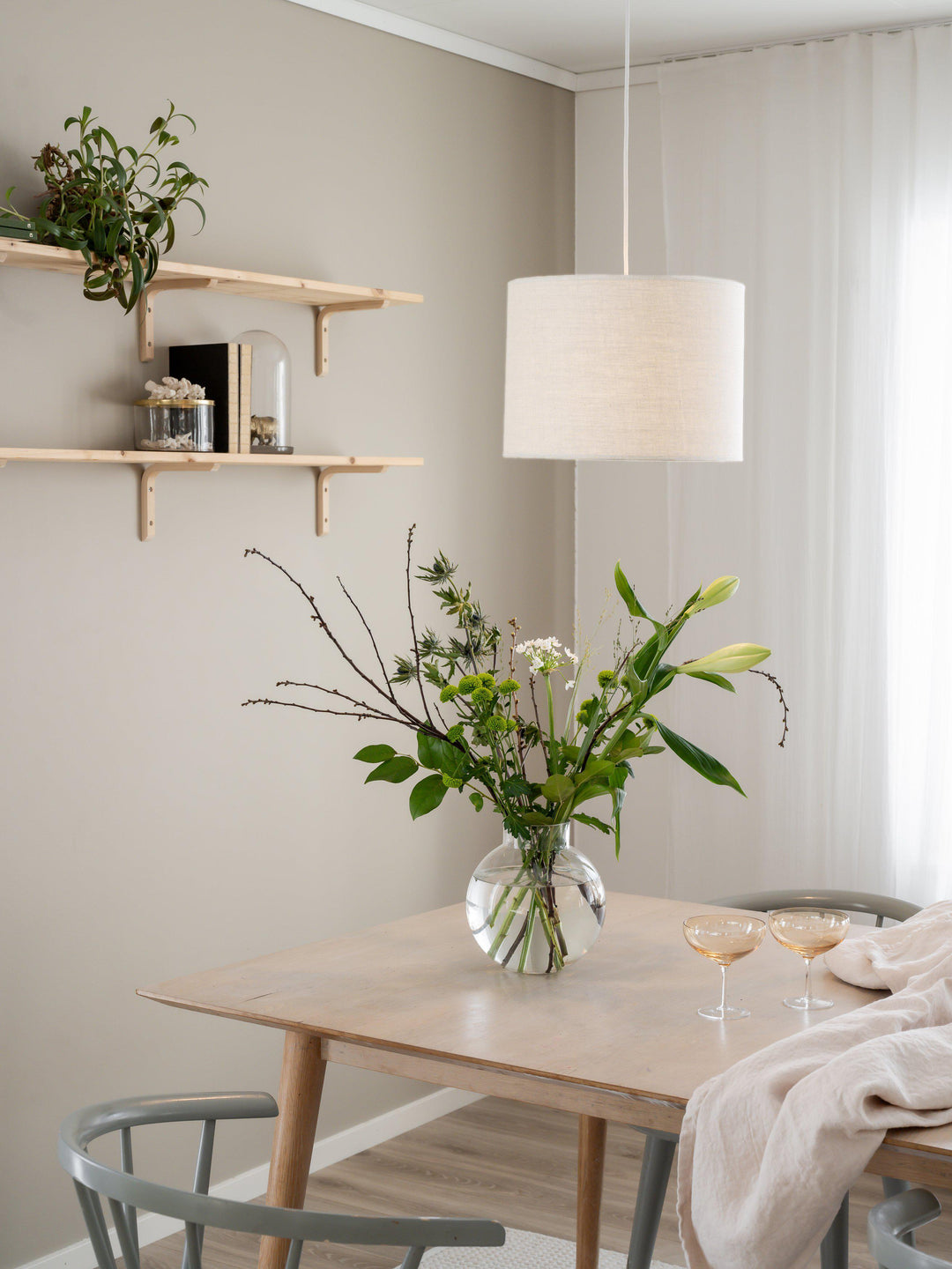 PR Home Sara ceiling light linen