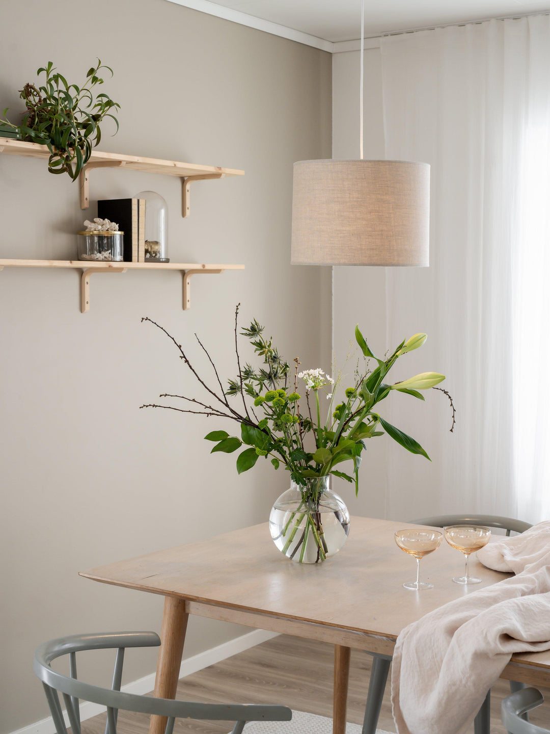 PR Home Sara ceiling light linen