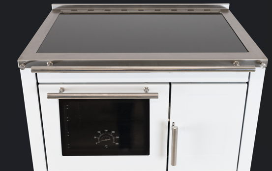 Ember spis 80 cm med glashäll och glasdörr – produktbild