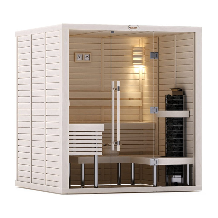 SAWO Indoor Sauna Glass Front Aspen