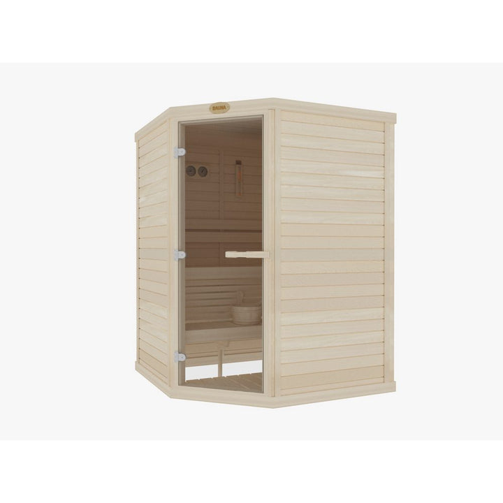 SAWO Indoor Sauna Standard Aspen corner