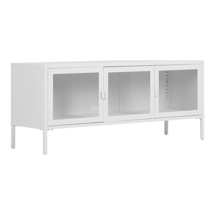 House Nordic Brisbane tv-bänk – vit, 130 × 40 × 55 cm