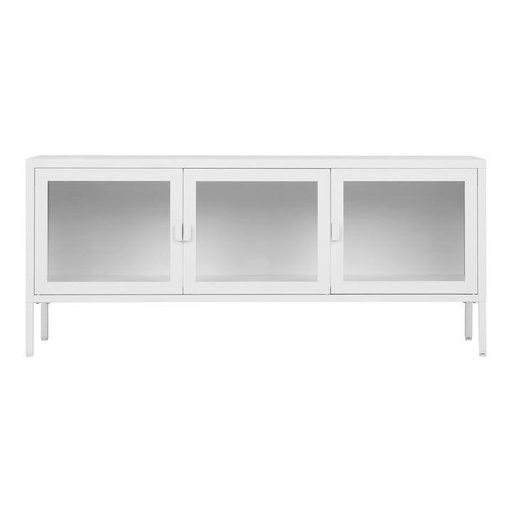 House Nordic Brisbane tv-bänk – vit, 130 × 40 × 55 cm