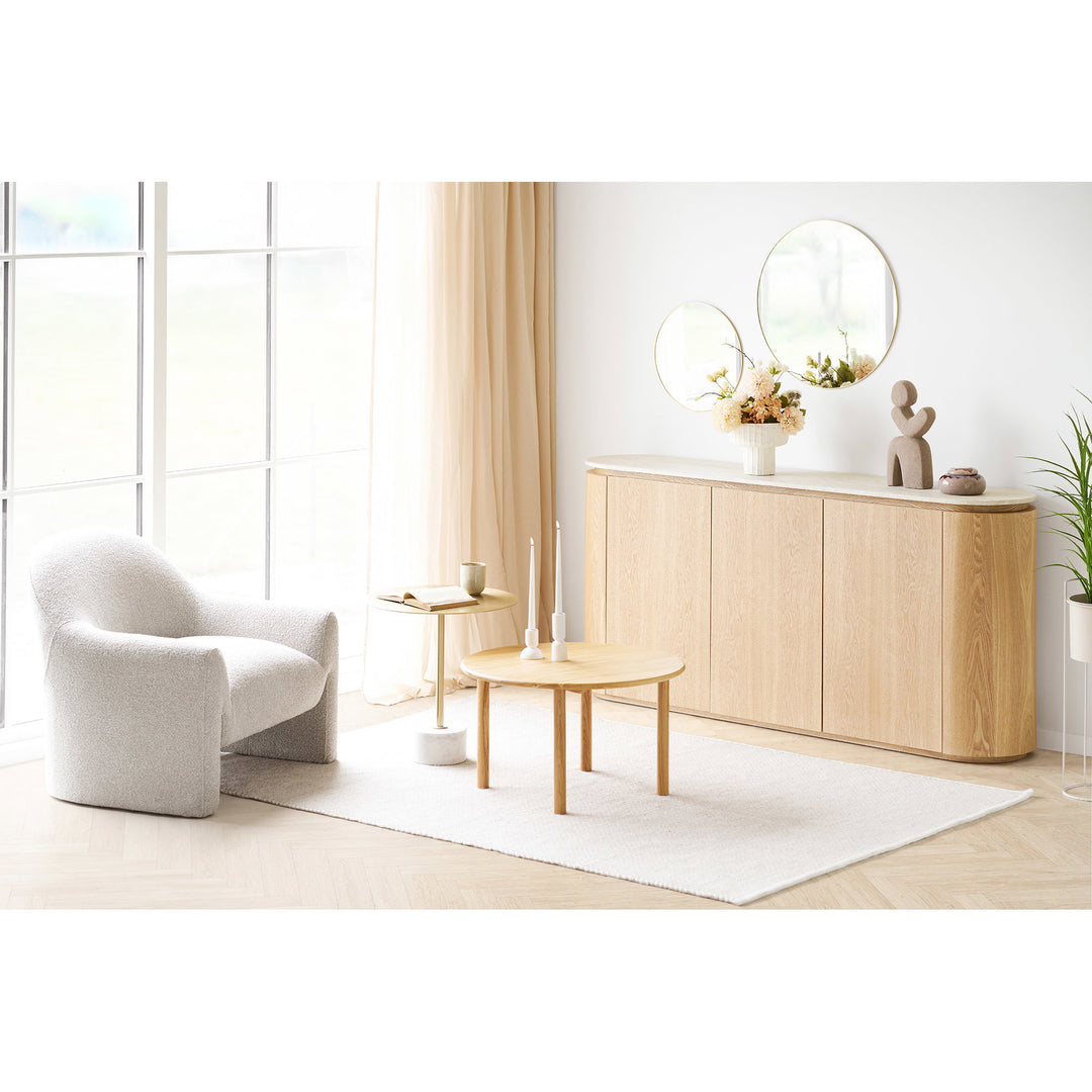 House Nordic Larvik sideboard i natur och off-white