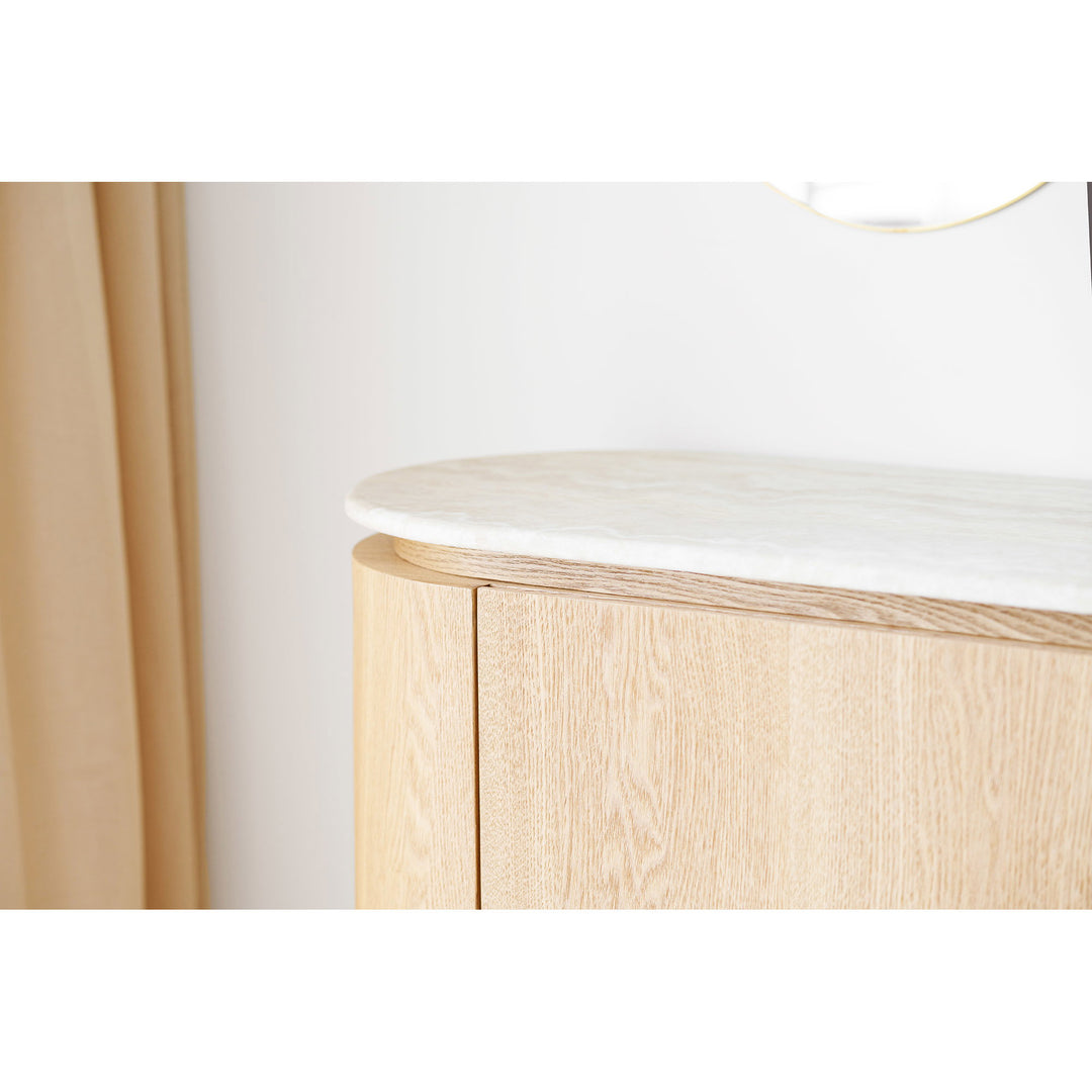 House Nordic Larvik sideboard i natur och off-white