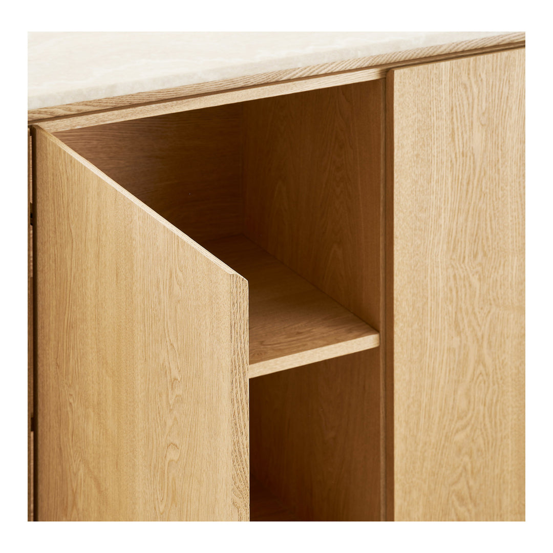 House Nordic Larvik sideboard i natur och off-white