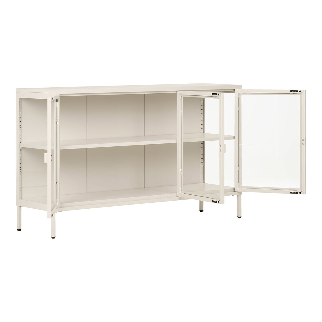 House Nordic Brisbane skänk – offwhite, 140 × 40 × 85 cm