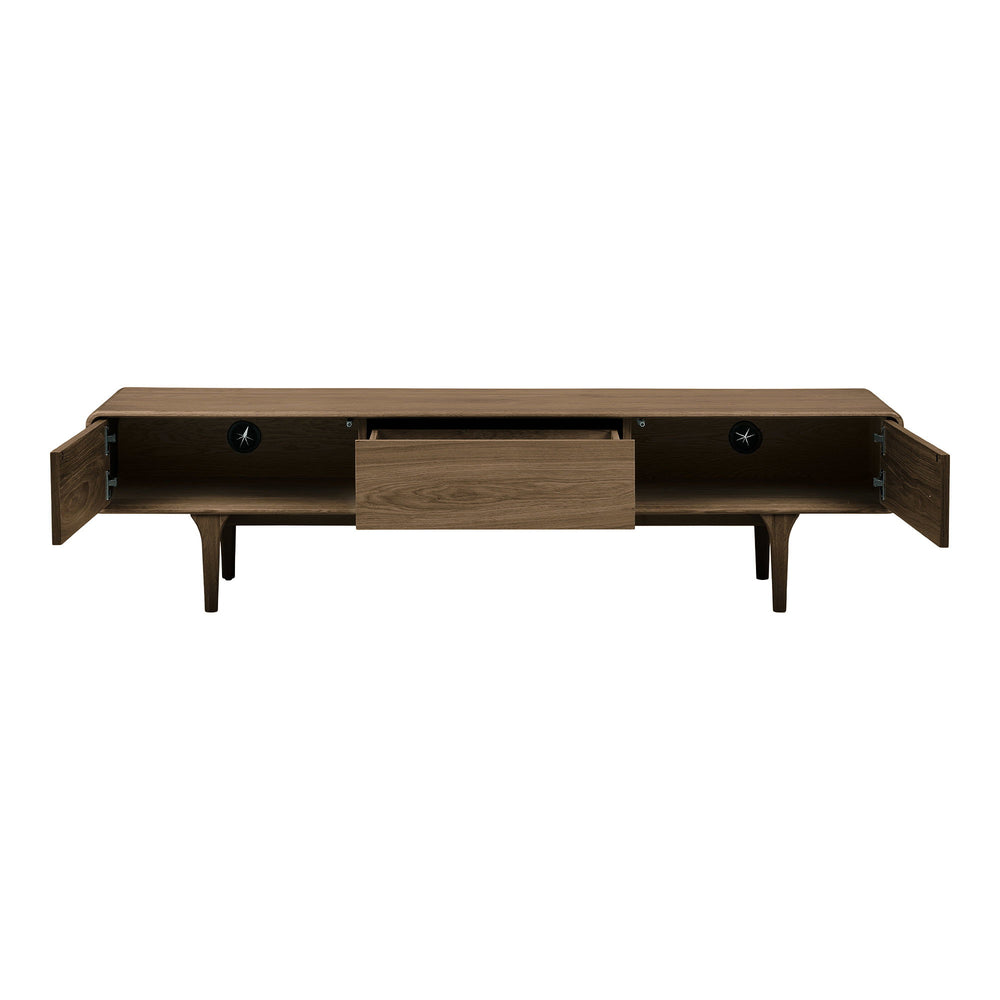House Nordic Darwin tv-bänk – mörkbrun, 180 × 45 × 45 cm