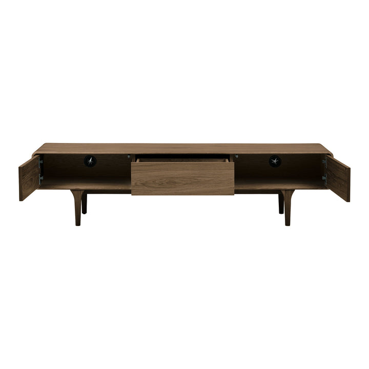 House Nordic Darwin tv-bänk – mörkbrun, 180 × 45 × 45 cm