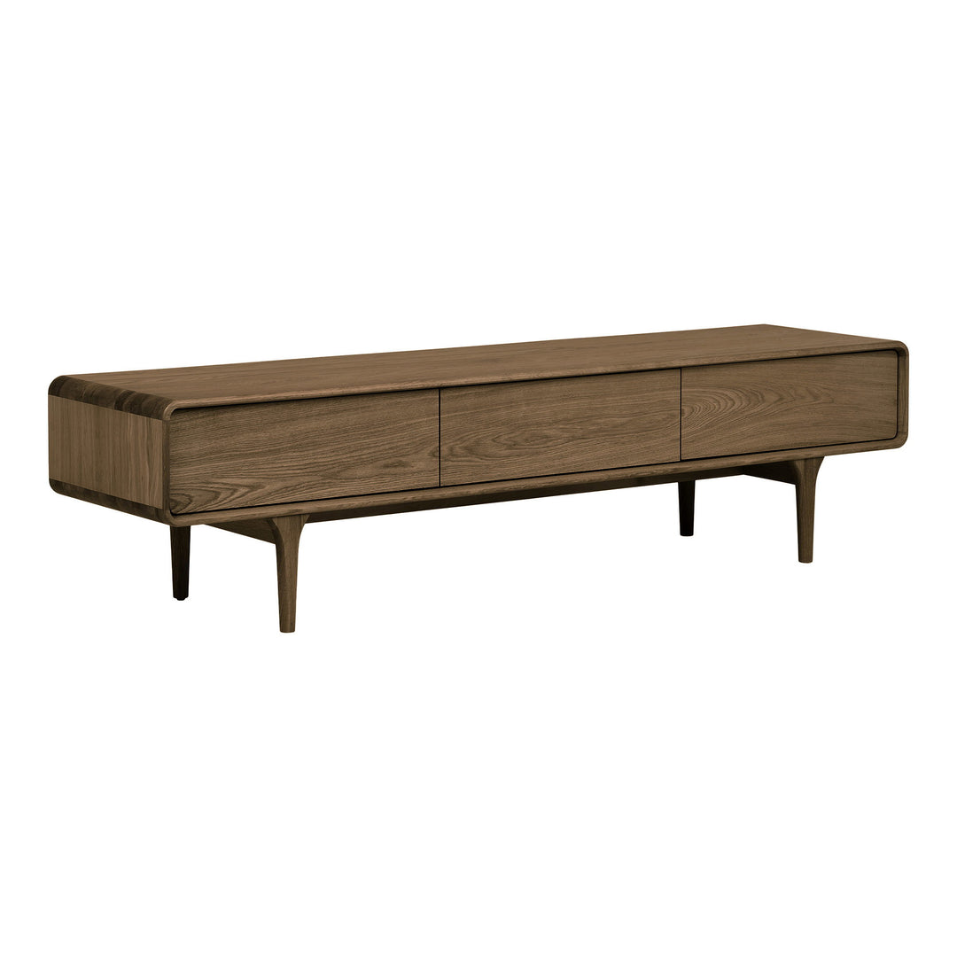 House Nordic Darwin tv-bänk – mörkbrun, 180 × 45 × 45 cm