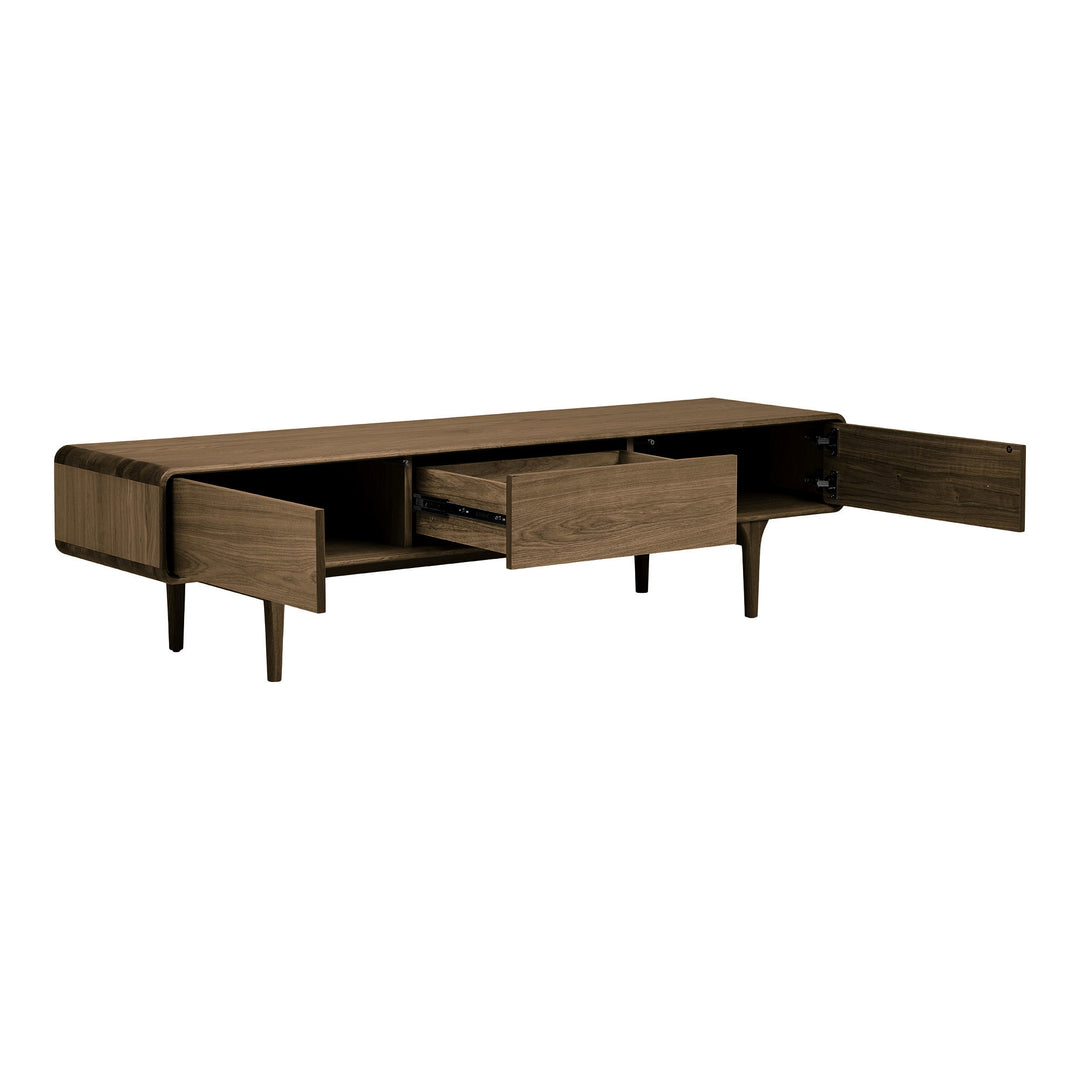 House Nordic Darwin tv-bänk – mörkbrun, 180 × 45 × 45 cm