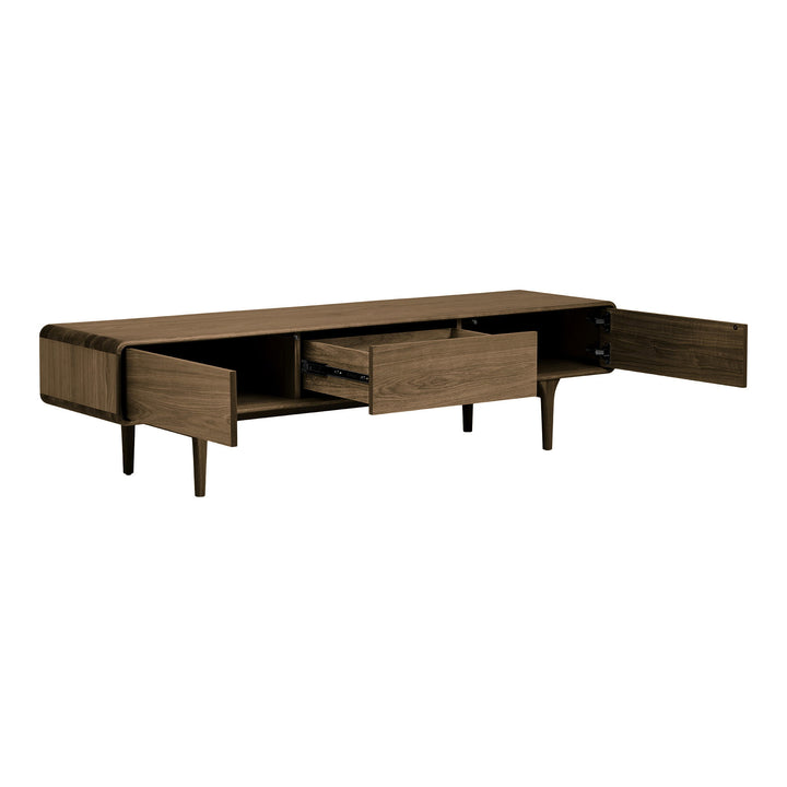 House Nordic Darwin tv-bänk – mörkbrun, 180 × 45 × 45 cm