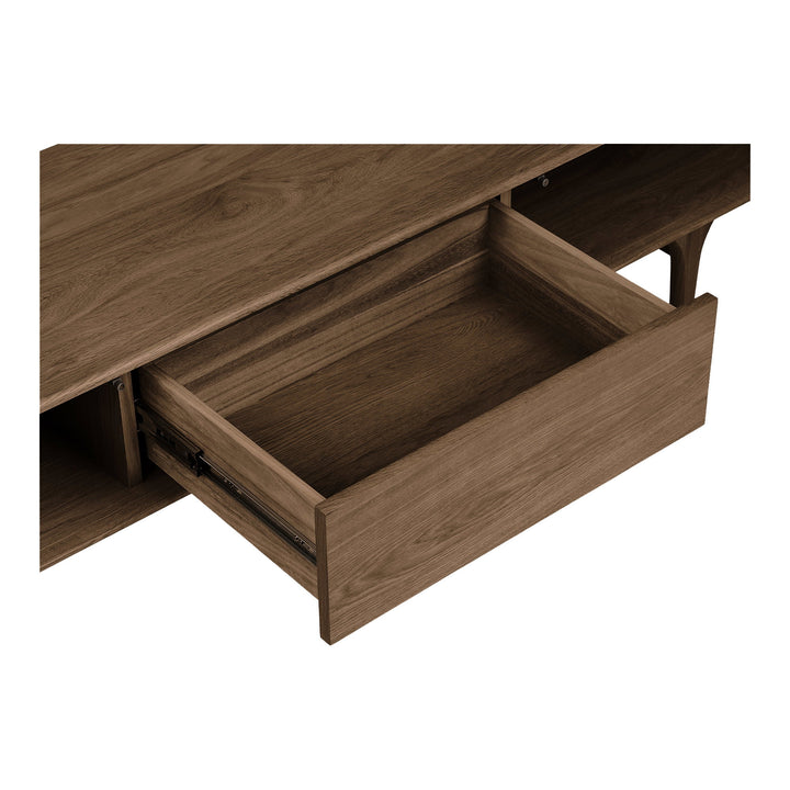 House Nordic Darwin tv-bänk – mörkbrun, 180 × 45 × 45 cm