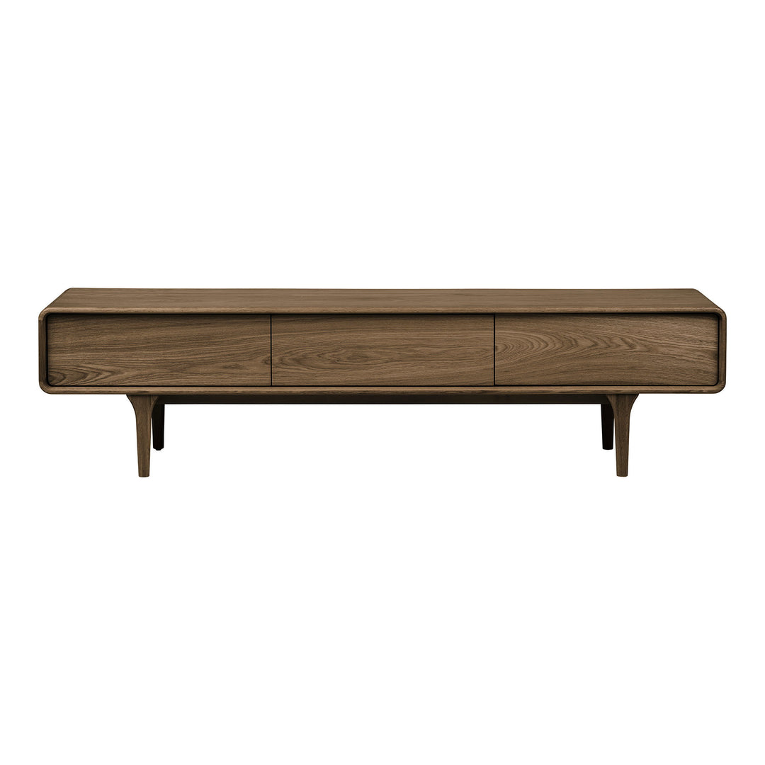 House Nordic Darwin tv-bänk – mörkbrun, 180 × 45 × 45 cm