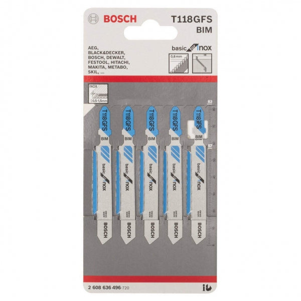 Bosch Sticksågsblad T118GFS 3-pack
