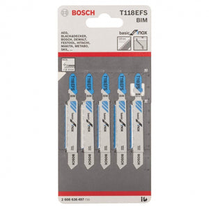 Bosch Sticksågsblad T118EFS 3-pack