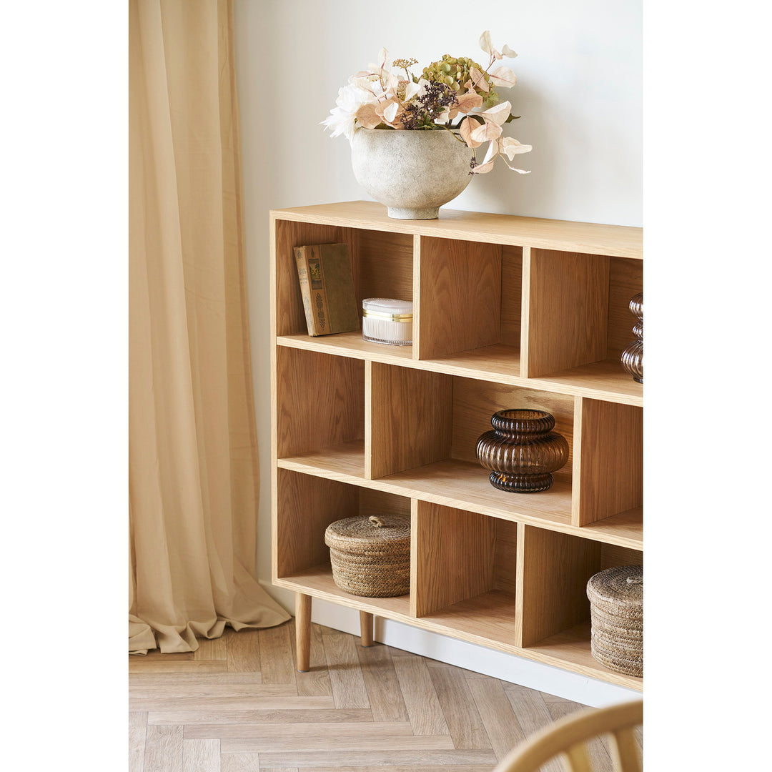 House Nordic Oshawa bokhylla 112×30×104,5 cm – natur