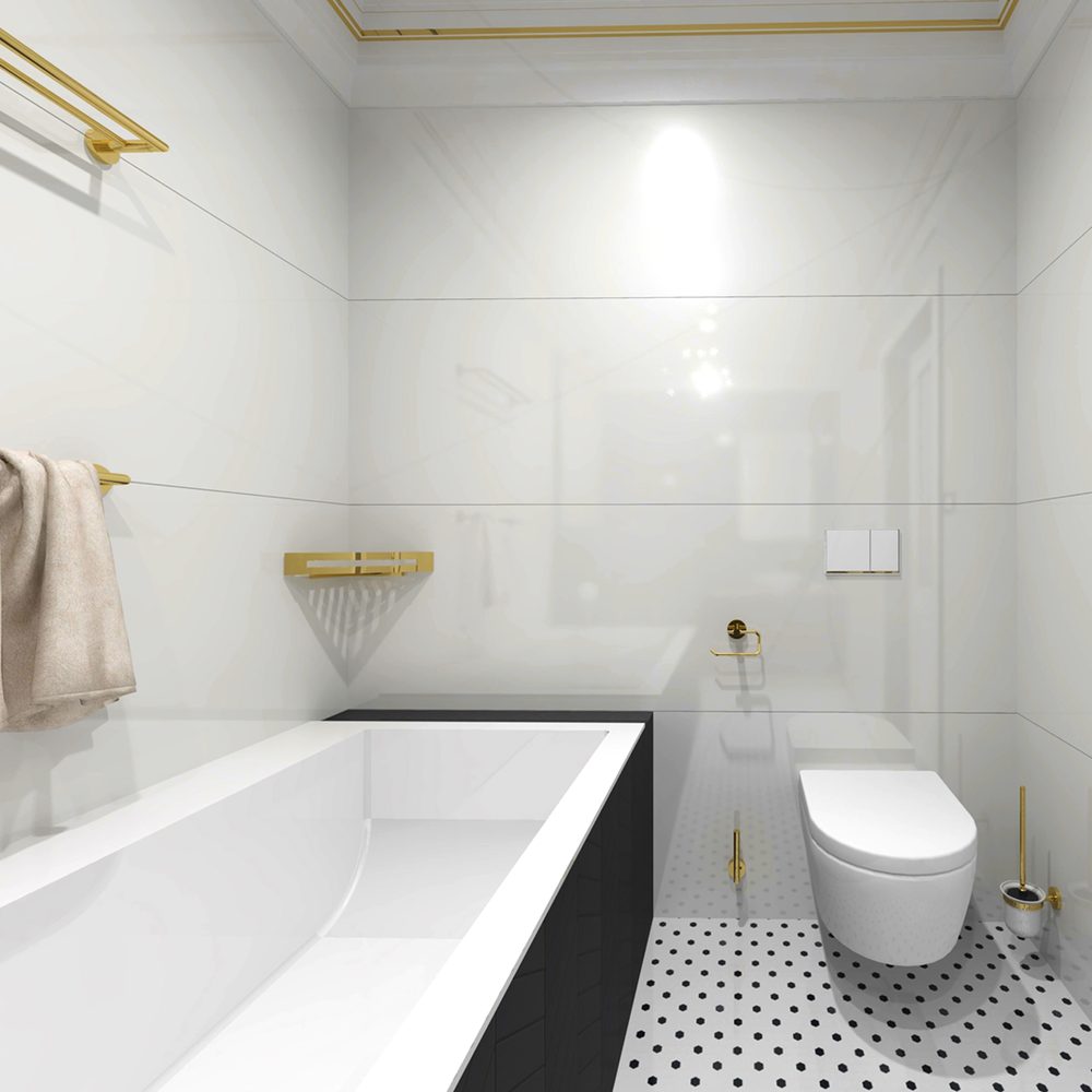 Duschbyggarna Spare Toilet Paper Holder Gold