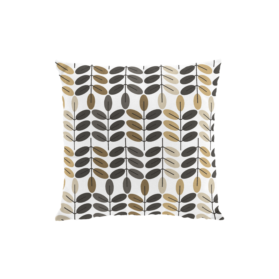 Arvidssons Textil Bladiblad kuddfodral i guld