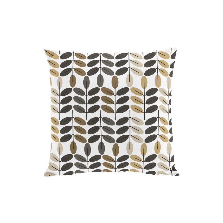 Arvidssons Textil Bladiblad kuddfodral i guld