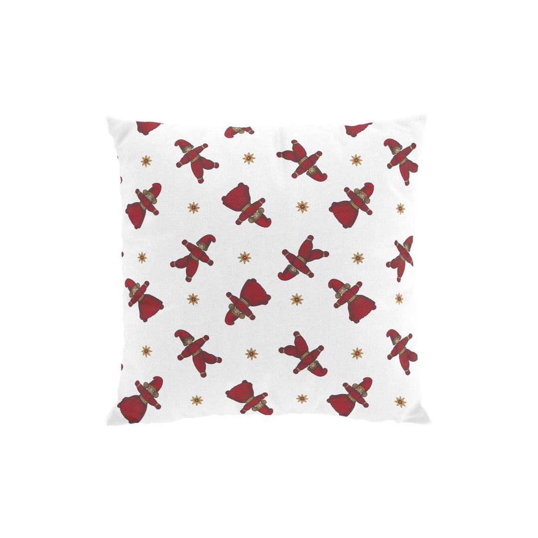 Arvidssons Textil Garnnissar kuddfodral, röd