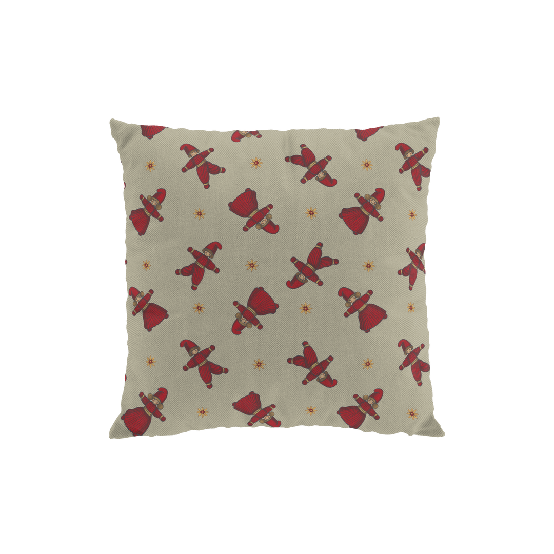 Arvidssons Textil Garnnissar Culla kuddfodral i rött