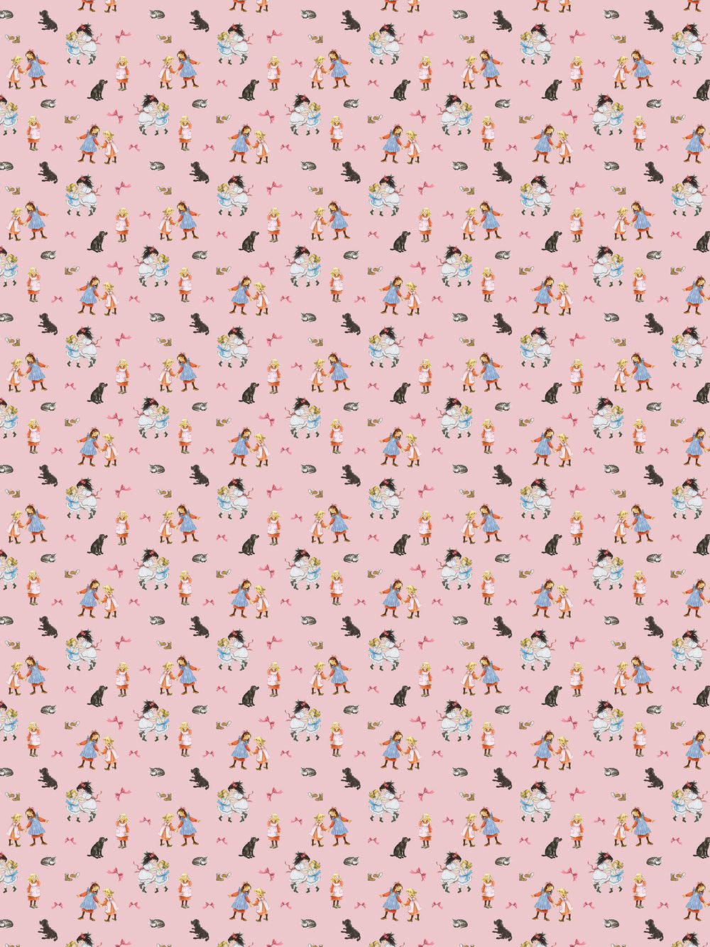 Arvidssons Textil Madicken metervara i rosa