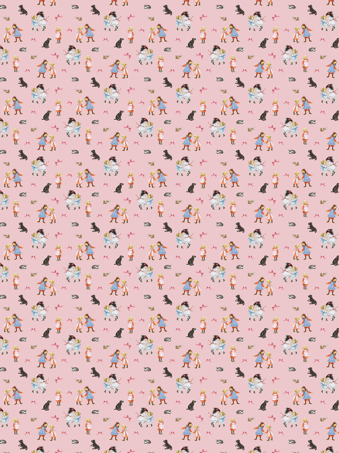 Arvidssons Textil Madicken metervara i rosa