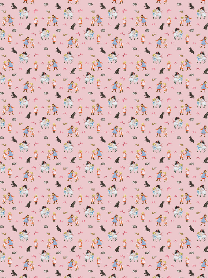 Arvidssons Textil Madicken metervara i rosa