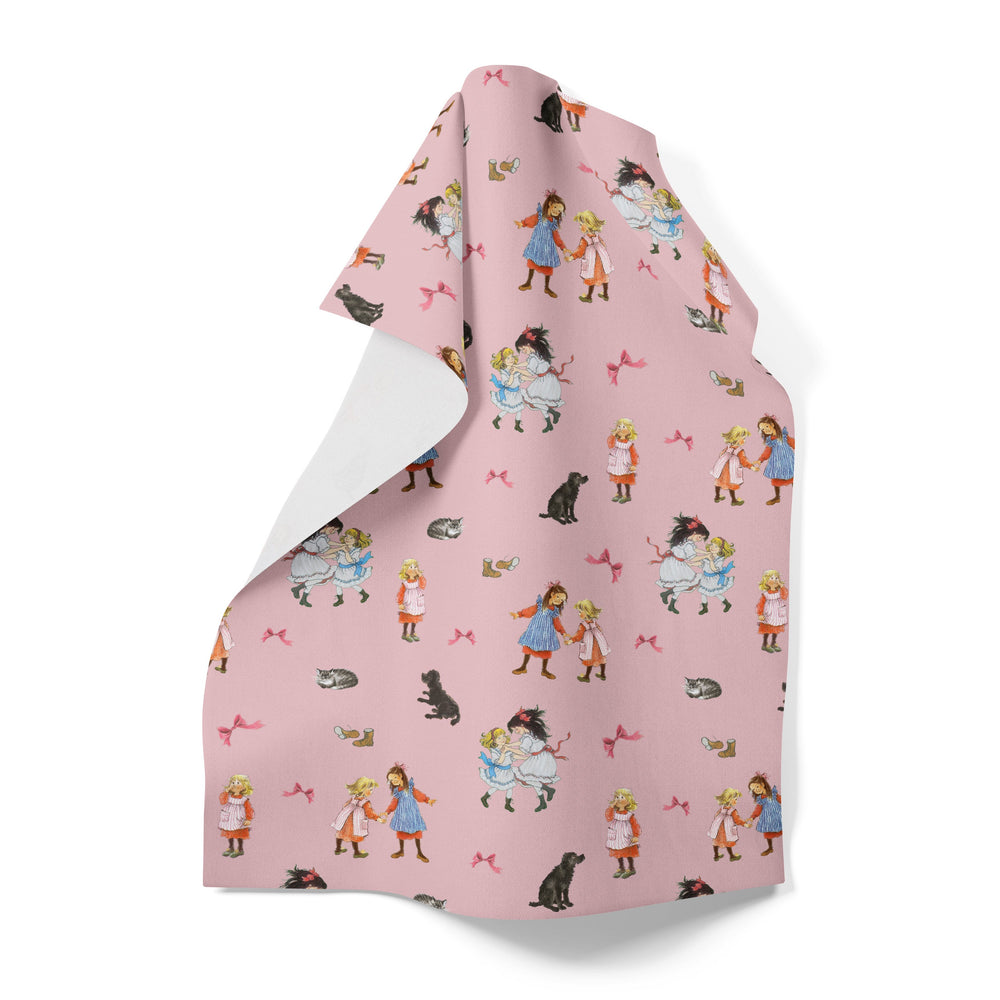 Arvidssons Textil Madicken kökshandduk i rosa