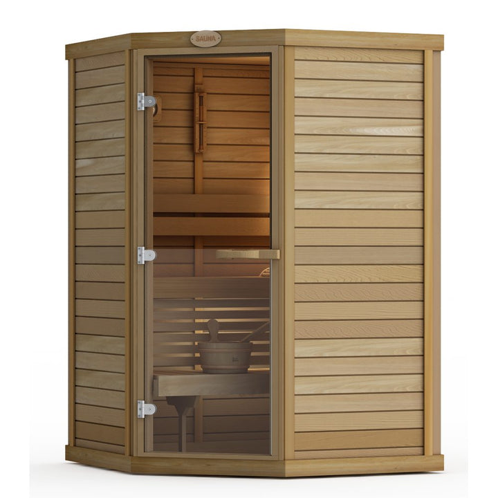 SAWO Indoor Sauna Standard Cedar Corner