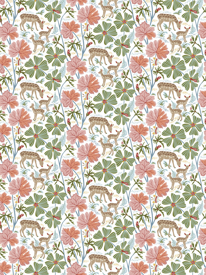 Arvidssons Textil På fri fot metervara i rosa