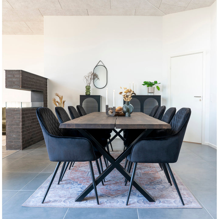 House Nordic Havana matta 200×300 cm – blå/orange