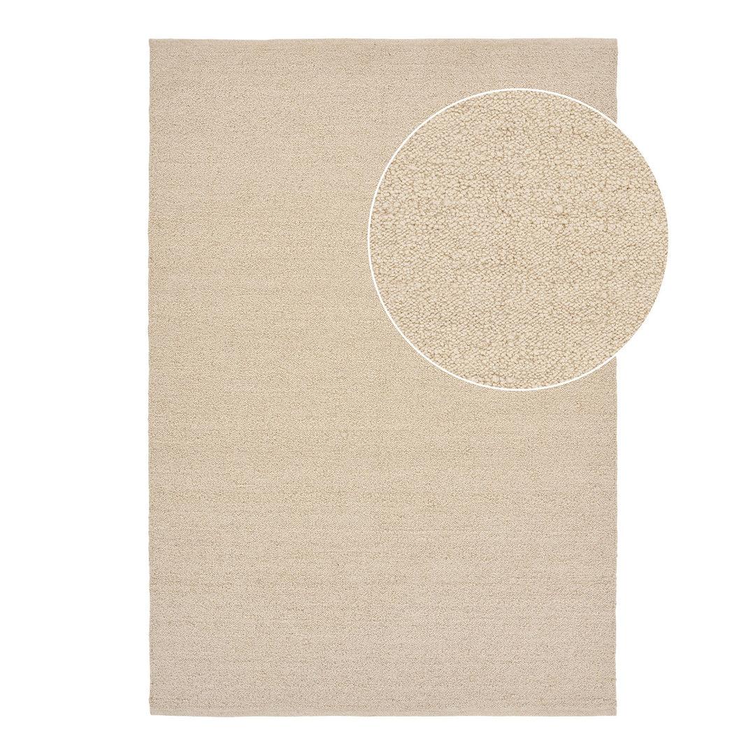 House Nordic Bela handvävd matta i beige – rektangulär
