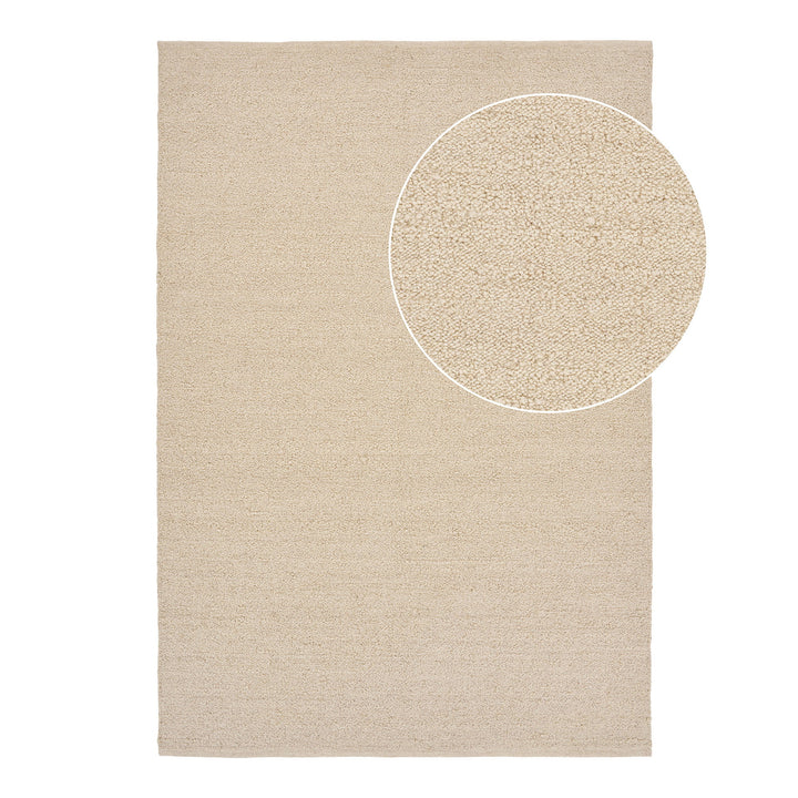 House Nordic Bela handvävd matta i beige – rektangulär