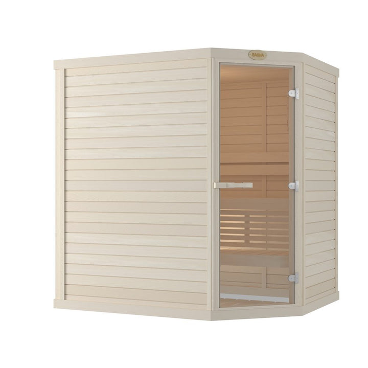 SAWO Indoor Sauna Standard Aspen corner