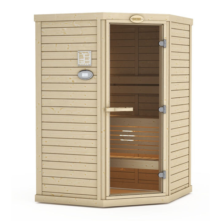 SAWO Indoor Sauna Standard Spruce Corner