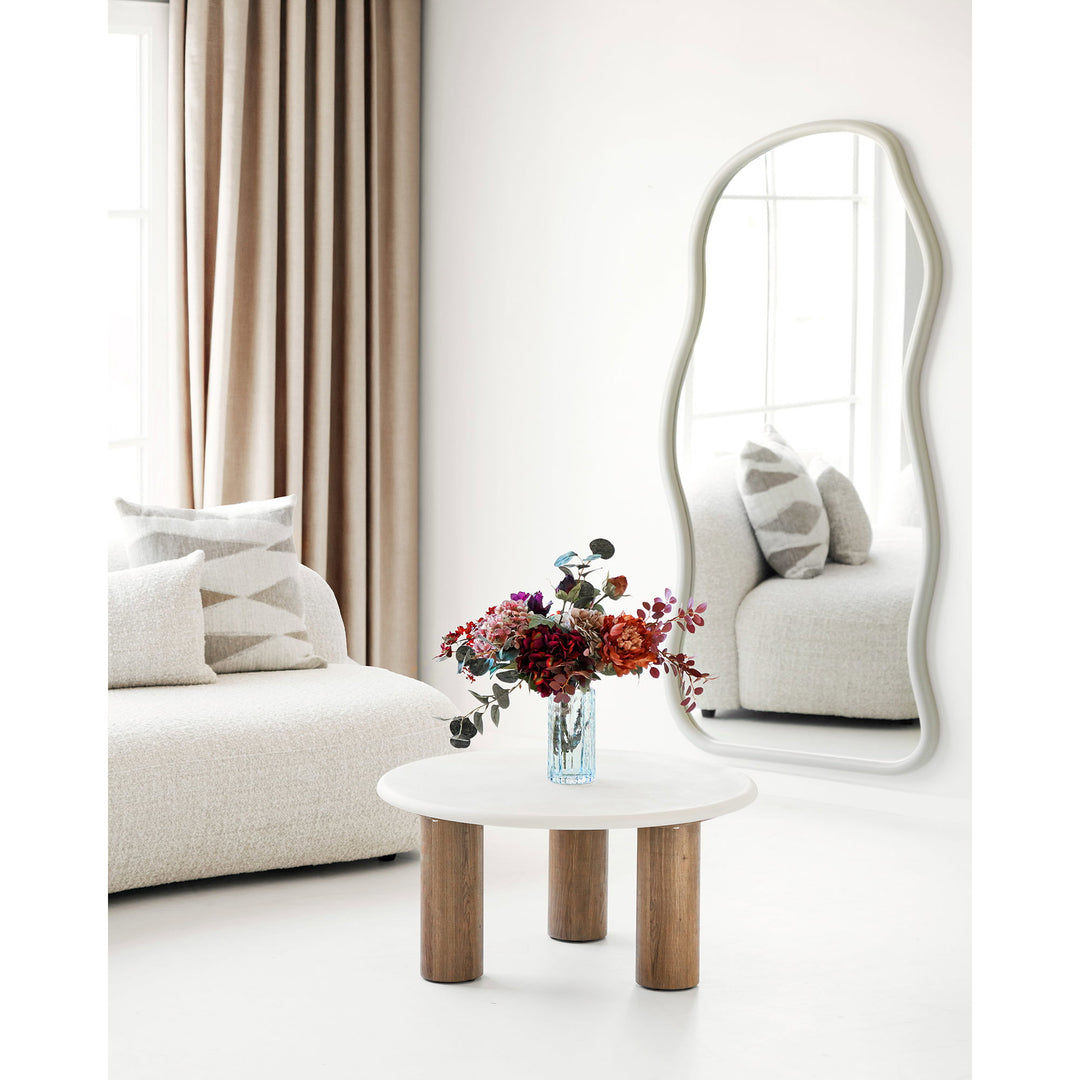 House Nordic Bega väggspegel i beige