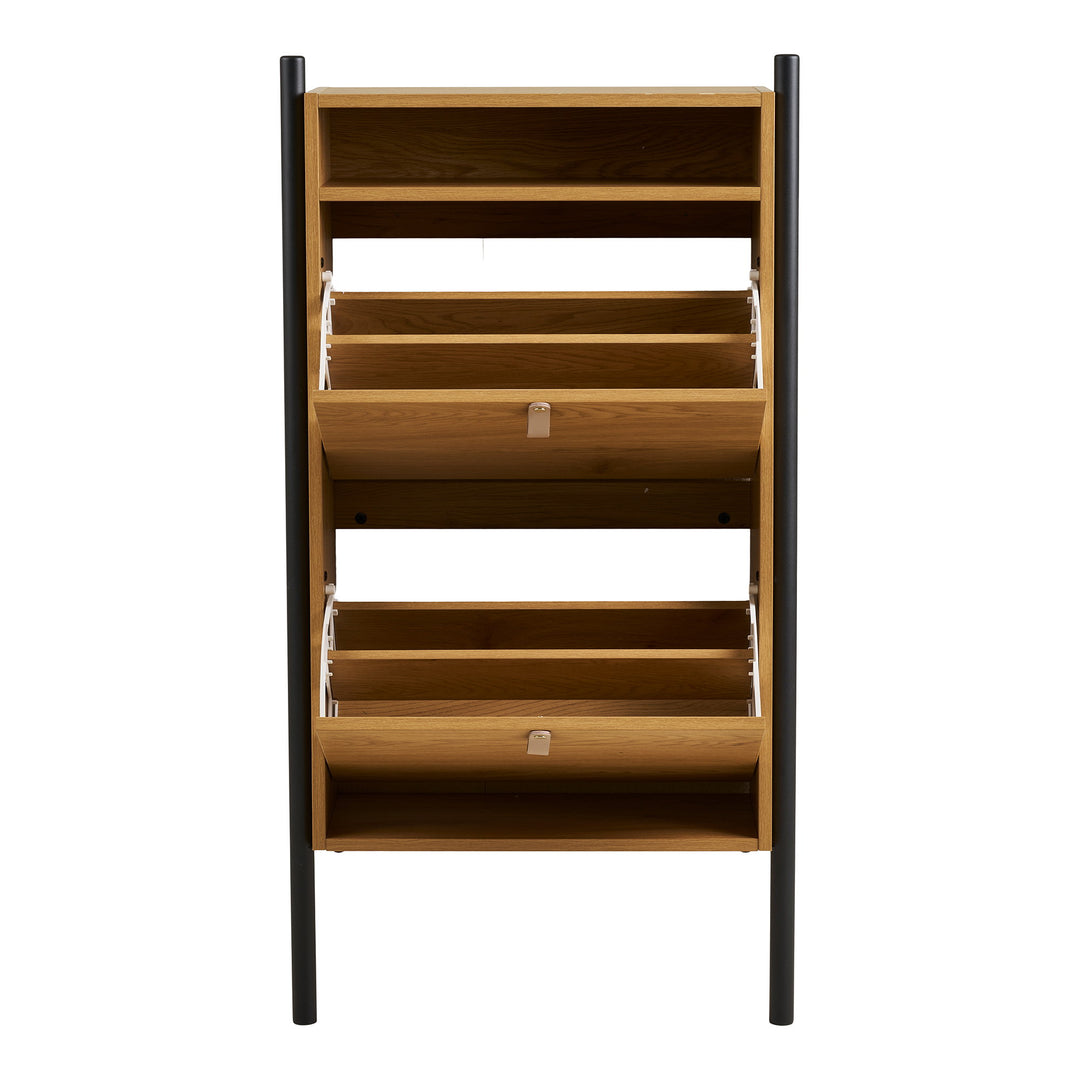 House Nordic Barco skoskåp 62×26×118 cm – ek-look