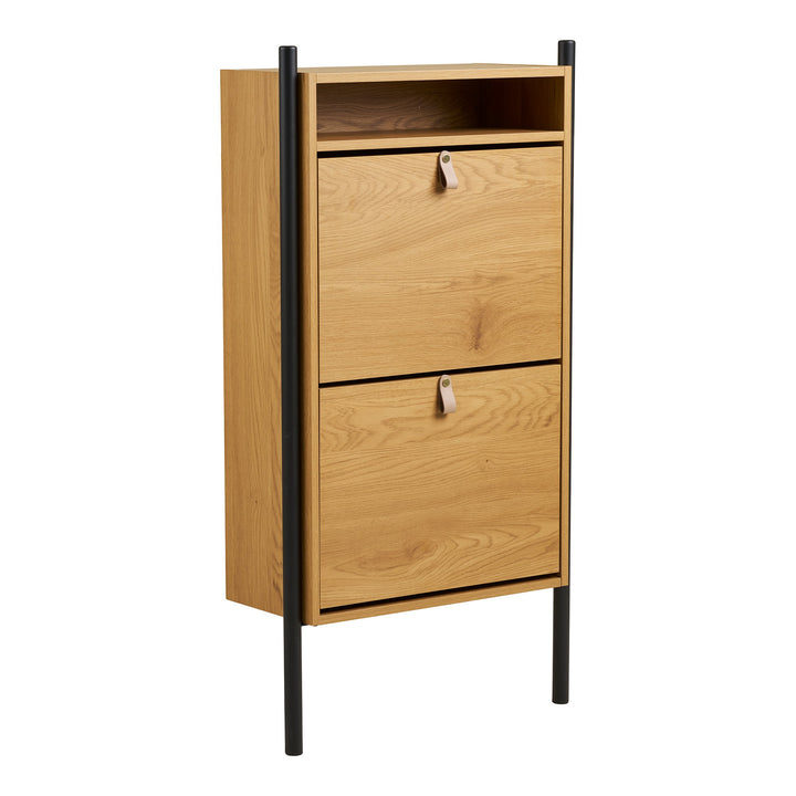House Nordic Barco skoskåp 62×26×118 cm – ek-look