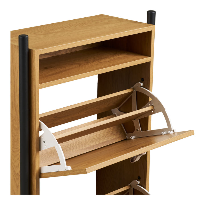 House Nordic Barco skoskåp 62×26×118 cm – ek-look