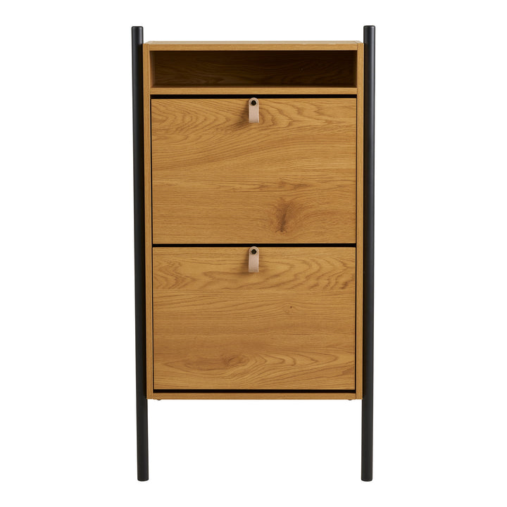 House Nordic Barco skoskåp 62×26×118 cm – ek-look